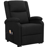 Shumee zvedací polohovací křeslo černé textil, 3098138 - Massage Chair