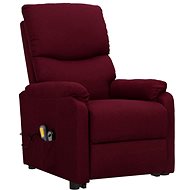Shumee zvedací polohovací křeslo fialové textil, 3098166 - Massage Chair