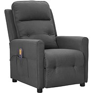 Shumee zvedací polohovací světle šedé textil, 3098207 - Massage Chair