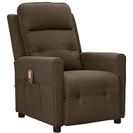 Shumee zvedací polohovací tmavě hnědé textil, 3098212 - Massage Chair