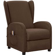 Shumee zvedací polohovací hnědé textil, 3098235 - Massage Chair