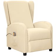 Shumee zvedací polohovací krémové textil, 3098240 - Massage Chair