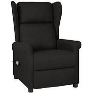 Shumee polohovací ušák černé textil, 3098333 - Massage Chair