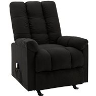 Shumee polohovací černé textil, 321412 - Massage Chair