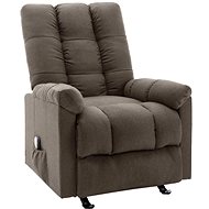 Shumee polohovací hnědé textil, 321414 - Massage Chair
