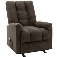 Shumee polohovací tmavě hnědé textil, 321415 - Massage Chair