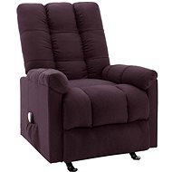 Shumee polohovací fialové textil, 321417 - Massage Chair