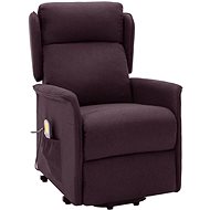 Shumee zvedací polohovací fialové textil, 324038 - Massage Chair