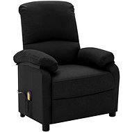 Shumee polohovací černé textil, 324081 - Massage Chair