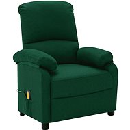 Shumee polohovací tmavě zelené textil, 324085 - Massage Chair