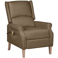 Shumee polohovací taupe textil, 329276 - Massage Chair
