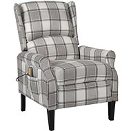 Shumee polohovací šedé textil, 329314 - Massage Chair