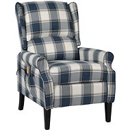 Shumee polohovací modré textil, 329316 - Massage Chair
