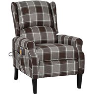 Shumee polohovací hnědé textil, 329318 - Massage Chair