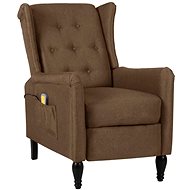 Shumee polohovací hnědé textil, 329334 - Massage Chair