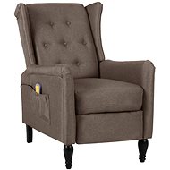 Shumee polohovací taupe textil, 329338 - Massage Chair