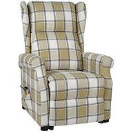 Shumee zvedací polohovací křeslo zelené textil, 329482 - Massage Chair