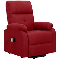 Shumee zvedací polohovací vínové textil, 329598 - Massage Chair