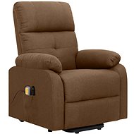 Shumee zvedací polohovací hnědé textil, 329599 - Massage Chair