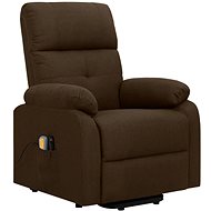 Shumee zvedací polohovací tmavě hnědé textil, 329600 - Massage Chair