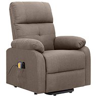 Shumee zvedací polohovací taupe textil, 329603 - Massage Chair
