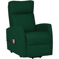 Shumee zvedací polohovací tmavě zelené textil, 329621 - Massage Chair