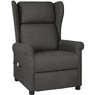 Shumee polohovací tmavě šedé textil, 329650 - Massage Chair