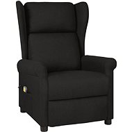Shumee polohovací černé textil, 329651 - Massage Chair
