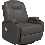 Shumee houpací antracitové umělá kůže, 335850 - Massage Chair