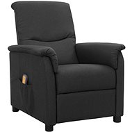 Shumee polohovací tmavě šedé textil, 338907 - Massage Chair