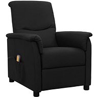 Shumee polohovací černé textil, 338908 - Massage Chair