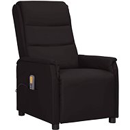 Shumee polohovací černé umělá kůže, 338949 - Massage Chair