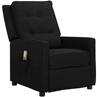 Shumee polohovací černé textil, 338968 - Massage Chair