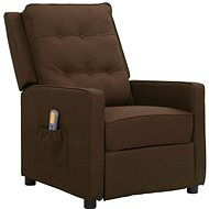 Shumee polohovací tmavě hnědé textil, 338971 - Massage Chair