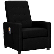 Shumee polohovací černé textil, 338992 - Massage Chair