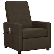 Shumee polohovací hnědé textil, 338994 - Massage Chair