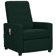 Shumee polohovací tmavě zelené textil, 338996 - Massage Chair