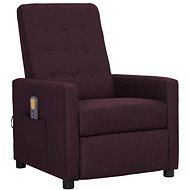 Shumee polohovací fialové textil, 338997 - Massage Chair
