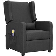 Shumee polohovací tmavě šedé textil, 339011 - Massage Chair