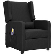 Shumee polohovací černé textil, 339012 - Massage Chair