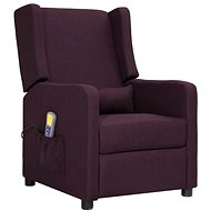 Shumee polohovací fialové textil, 339017 - Massage Chair