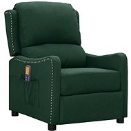 Shumee polohovací tmavě zelené textil, 339036 - Massage Chair