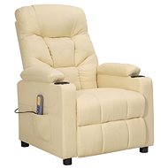 Shumee polohovací krémové textil, 339101 - Massage Chair