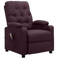 Shumee polohovací fialové textil, 339119 - Massage Chair