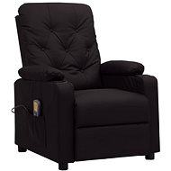 Shumee polohovací černé umělá kůže, 339129 - Massage Chair