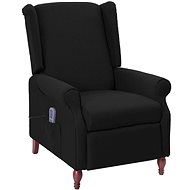 Shumee polohovací černé textil, 342229 - Massage Chair