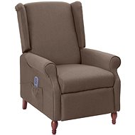 Shumee polohovací taupe textil, 342235 - Massage Chair