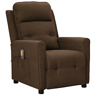 Shumee polohovací hnědé textil, 342293 - Massage Chair