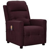 Shumee polohovací fialové textil, 342296 - Massage Chair