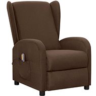Shumee polohovací hnědé textil, 342317 - Massage Chair